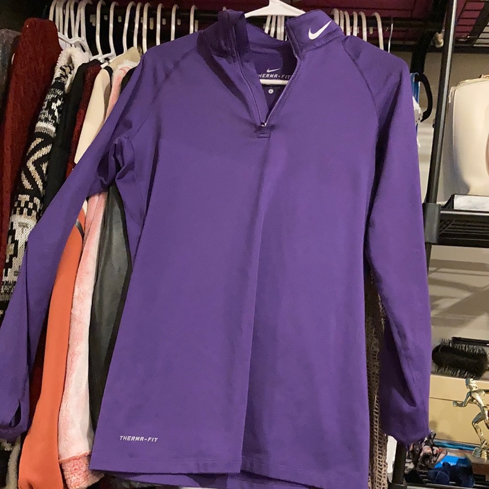 Dry Fit Purple Nike Pullover